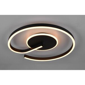 Reality Strop. LED svietidlo Calle 21W 2600lm 2300+3000+4000K mat čierna pr.50cm