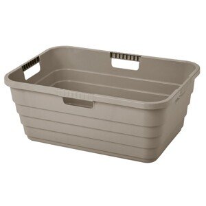 Tontarelli Kôš na čistú bielizeň MAYA sivohnedá, 55 x 38 x 22 cm, 32 l