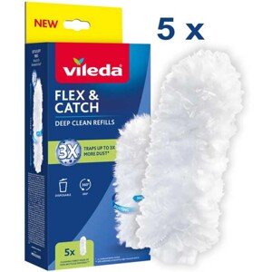 Vileda Náhradná hlavica k prachovke Flex & Catch, 5 ks