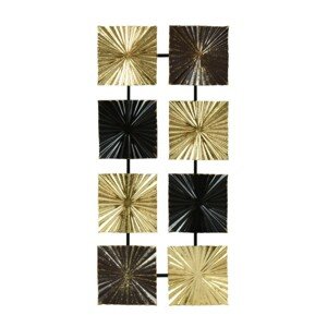 FALC Nástenná kovová dekorácia 3D 21SMB0043, 30 x 70 x 2 cm