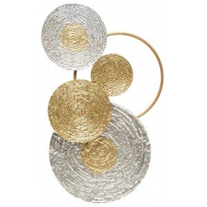 FALC Nástenná kovová dekorácia 3D 21SMA0249, 45 x 70 x 5 cm