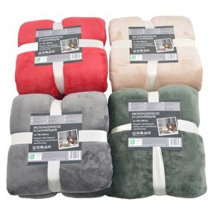 Deka Sherpa flanell, rôzne farby, 1 ks, 150 x 200 cm