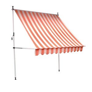 CMI Markíza s padacím ramenom 250 cm x 150 cm krémovo medená