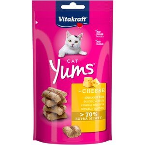 Vitakraft Doplnkové krmivo pre mačky Cat Yums syr, 40 g