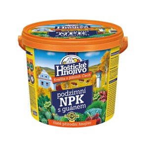 Hoštické hnojivo NPK jesenné s guánom 4,5 kg