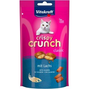 Vitakraft Chrumkavé vankúšiky pre mačky Crispy Crunch losos, 60 g