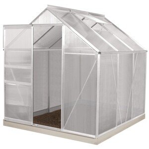 Vitavia Skleník Venus 3800 HKP 4 mm, hliník, 195 x 195 cm, , 3,8 m2 vr. základne