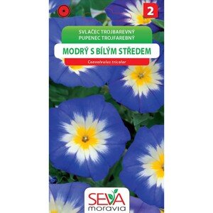 OSIVA Moravia Pupenec trojfarebný - modrý s bielym stredom(Convolvulus tricolor)