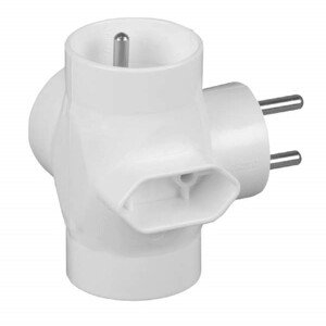 Timex Rozbočovacia zásuvka 3x guľatá, 1x plochá