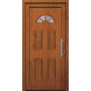 Panto Plastové vchodové dvere K001, hnedá, 210 x 110 cm, P