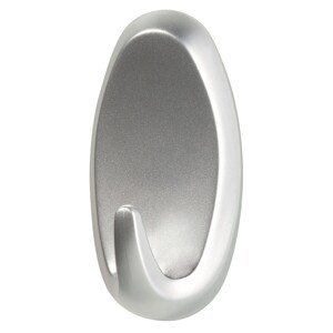 tesa Samolepiaci háčik Powerstrips L veľké oválne, matný chróm, 1 ks
