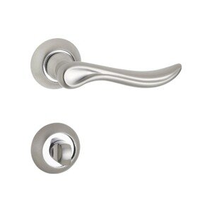 Cobra Rozetové kovanie Kate - R WC, nikel matný/chróm lesklý