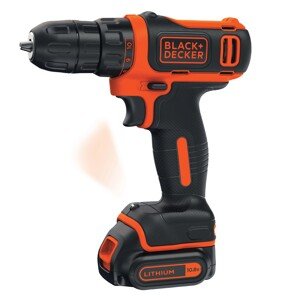 Black+Decker Aku vŕtačka Li-Ion BDCDD12, 10,8V, vr. aku